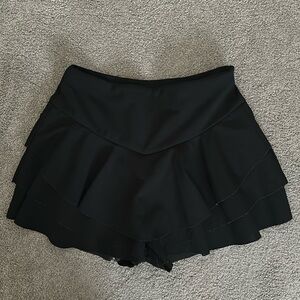 SHEIN layered black skort / skirt